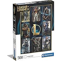 Clementoni 35122 500 Parça League of Legends Yetişkin Puzzle
