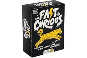 GAMELY The Fast & The Curious | The brilliant quiz game of speed & regret | A family friendly party game for teens & adults | 3+ players | age 12+
