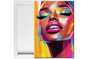 Pavemlo Peinture Par Numero Adulte Avec Cadre Femme Africaine - 20x30cm Paint By Numbers, Kit Artistique Facile Pour Débutants Parfait Pour La Décoration Intérieure Et Les Cadeaux Créatifs