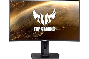 ASUS TUF Gaming VG27VQ - Ecran PC Gamer eSport 27" FHD - Dalle VA incurvée - 16:9 - 165Hz - 1ms - 1980x1080 - Display Port, HDMI et DVI - Haut-parleurs - AMD FreeSync - Extreme Low Motion Blur