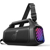 Soundcore Boom 2 Plus Powerful Bluetooth Speaker, 140W, 2+2 Channels Stereo, BassUp 2.0, Quick Charge 30W, 20h, IPX7, RGB Lig