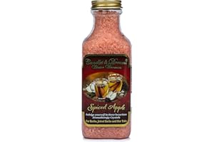 Candles and dreams Hot tub spa/Bath Aromatherapy scents Crystals (Spiced Apple) Vegan (500g)