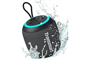 Tronsmart T7 Mini Altavoz Portatil Bluetooth 5.3, 15W, 18 Horas de Reproducción, Sonido Stereo 360°, Resistente al Agua IPX7,