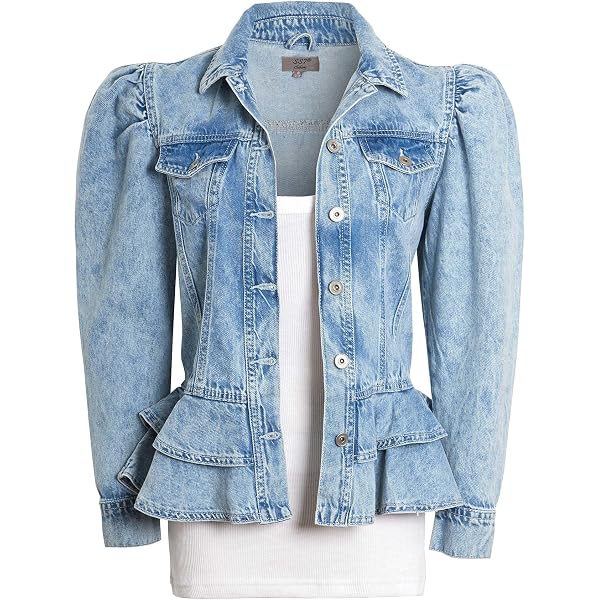 ONLY Damen Jeansjacke 'ONLJules Life' – Slim Fit, Mit Bindegürtel, Medium Blue Denim