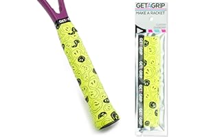 GET A GRIP - Personalisiertes Tennisschläger Übergriffband - Rutschfestes Tennis Overgrip, Griffband für Padel, Badminton, Squashschläger - Anti-Schweiß