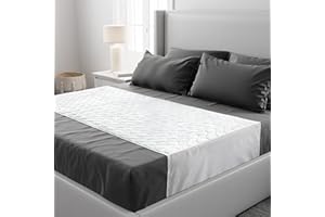 Lynmark Protègelit lavable avec plis – Super King size | Le drap Kylie de qualité est certifié OekoTex et le mieux utilisé pour l'incontinence et l'énurésie du lit | Housse de matelas imperméable et