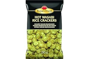 ROYAL ORIENT - Crackers de Riz au Wasabi, (1 X 150 GR)