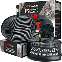 2 Chambres à Air Fincci 29 Pouces Valve Presta 48mm - Pour VTT, Vélo 2 Chambres à Air Fincci 29 Pouces Valve Presta 48mm - Pour VTT, Vélo