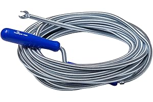 Sonde de debouchage THORQUE 10M x 9mm deboucheur et écoulement flexible, furet deboucheur canalisation ecologique, furet canalisation pour les travaux manuels deboucheur canalisation professionnel