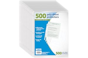 Better Office Products Sheet Protectors, 500 Count