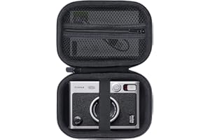 Lebakort Duro Caja Estuche Funda para Fujifilm Instax Mini EVO Efectos de Lente Cámara (Negro)