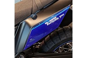 Resin Bike Adhesivos de Moto Compatibles con Yamaha Tenere 700 2023 2022. Protecciones Laterales Trasera de Choques y Arañazos de Moto. Adhesivo 3D Resinado - Made in Italy