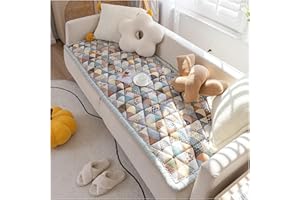 WIWIDANG Garden Chic Cotton Protective Couch Cover, Pet Couch Cover Protector, Anti-Cat Claws Are Machine Washable, Non-Slip And Thickened (C-50 * 180cm)