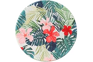 Hosimoln Tapis de Souris Rond avec Impression HD, Tapis de Souris à Base en Caoutchouc antidérapant avec Bord Cousu, Tapis de Souris personnalisé pour Ordinateur portable-22cm redaihua005