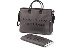 Be Cool Mamma Bag Borsa Fasciatoio con Ancoraggio Universale, Brown