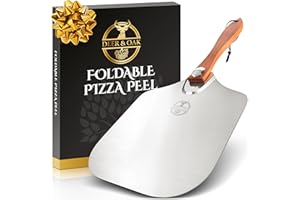 Deer & Oak - Pelle à pizza - 30,5 cm - Pelle à pizza en aluminium de qualité alimentaire supérieure - Pliable
