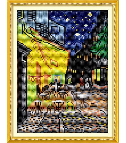 Lanarte Kreuzstich-Set „Flatternde Wanddekoration“ – 22x33 Cm, Komplett Mit Garn & Stoff – Für Erwachsene