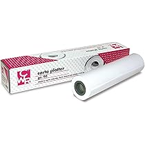 Carta Plotter 91,4 X 50 Metri - Confezione Da 2 Rotoli, 90 Gr, Per Stampe Tecniche E Grafiche - Foto 7