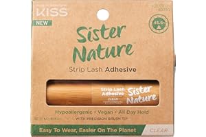 KISS klej do rzęs Sister Nature, bezbarwny, 4,1g (0.14 oz)