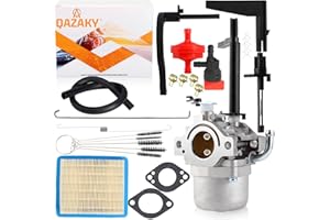 QAZAKY Reemplazo de carburador para Coleman Powermate 5000 5550 5600 6200 6250 8550 8600 vatios Briggs & Stratton 342cc 10HP Motor Generador de gasolina 030235 Troy-Bilt GenPower 305 Craftsman 216100