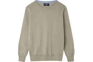 Hackett London Herren Logo Crew Strickwaren