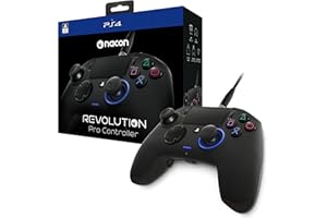 BIGBEN INTERACTIVE Nacon Revolution Pro Controller - Mando alámbrico, color negro (PS4)
