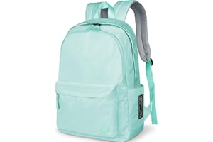 HAMUNI School Backpack Girls Boys College Rucksack Unisex Classic Lightweight Casual Daypack College Travel Business Work Bag for Men Women fits 15.6 Inch Laptop