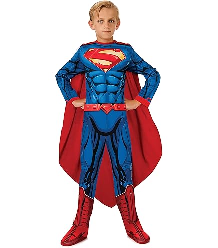 Rubies Costume Superman, Prescolare, DC Comics, Infantile, Taglia T, 1-2 anni (510160-T) Carnevale