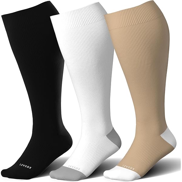 Medical Grade 20-30mmhg Zipper Compression Socks With Copper TheraMagic ...