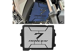 QJY-MOTOR PART-STORE Tracer 7/700 Moto Griglia Radiatore Protezione per TRACER 7 GT Tracer 700 2016-2021 2022 2023 2024 - Nero