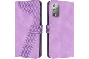 OKZone Cover per Samsung Galaxy Note 20, Custodia in Pelle Samsung Note 20, Antiurto Cover a Libro Galaxy Note 20 Magnetica Portafoglio Folio PU Pelle Flip Caso con Wallet Case Cover (Porpora)