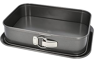 RBV Birkmann 881716 Easy Baking tortownica prostokątna, 34 x 23,5 cm, stal węglowa, antracytowa