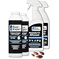Pest Expert Formula C+ Bed Bug Killer Spray 2 x 1ltr & Bed Bug Killer Powder 2 x 300g - Fast-Acting & Long-Lasting Treatment for Insects, Eggs & Larvae – Max Strength Control Approved for Amateur Use