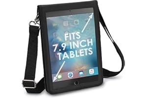 USA GEAR Tablet da 7 pollici con frontale aperto, tracolla ed esterno protettivo - Compatibile con Samsung Galaxy Tab A e iPad Mini