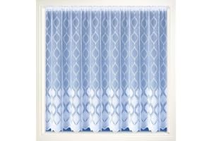 Maple Textiles Marseille White Net Curtains, Lace Curtain, Cut To Width (106cm 42'' Drop), MT/TT/MN