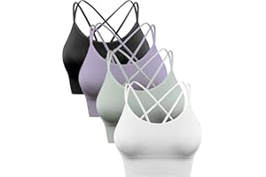Sykooria Sujetador de Yoga Sujetador Deportivo para Mujer Sujetador de Entrenamiento Almohadillas Extraíbles Bra Deporte Sin Costuras para Gimnasio Yoga Bailar Corriendo Fitness