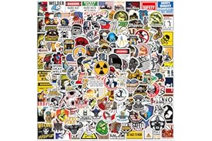 CHAMVIS Lot de 200 autocollants en vinyle imperméables - Autocollants de style graffiti et kit d'autocollants de voiture de vélo - Pour skateboard, snowboard, bagages, ordinateur portable, et plus encore