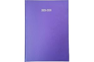 ARTH 2025-2026 Academic Diary A4 Day to a Page DAP Appointment Mid Year Planner- Purple/Mauve