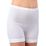 HERMKO 1900 4 Paia di Intimo più Lungo da Donna in Cotone Biologico 100%