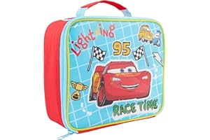 Disney Cars Insulated Kids Lunch Bag Official Merchandise by Polar Gear - Lightning McQueen Kids Lunch Box - Back to School Supplies - Cars Toys Pixar Boys Lunch Bag