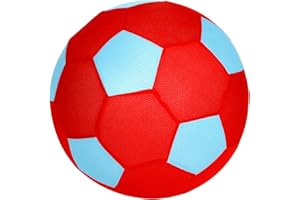 ‎BURI BURI XXL Meshball Riesenball 50cm groß | weicher Netzball Spielball aufblasbar | Stoffball Mesh Ball für Kinder, Erwachsene & Senioren | Sportball Gymnastikball Bewegungsball