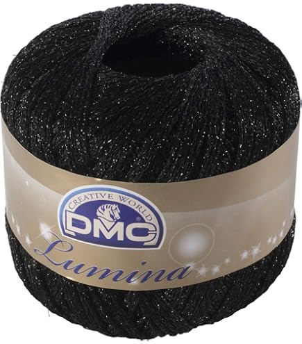 Fil à Tricoter DMC Knitty Glitter - Acrylique Avec Effet Métallisé, Aiguilles N°4, 50g - 5 Coloris