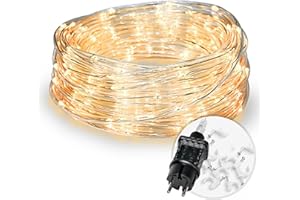 COBUS CozyHome Lucine led decorative Tube LED - 200 LED & 8 modalità & timer I Con spina da 12 mI I Filo led decorative Fairy lights Lucette decorazioni Luci natale esterno Luminose Filo led Luci halloween