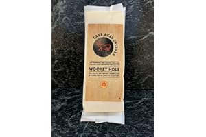 HAWKRIDGE Wookey Hole Cave Aged Traditional Cheddar Cheese - 200g - Deep Rich & Tangy Firm Cheese
