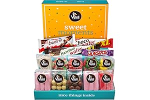 Valeli, Chocolates y Golosinas Cesta dulces y chocolatinas, Caja Regalo Original: Cumpleaños - 1 kg paquetes, bolsas