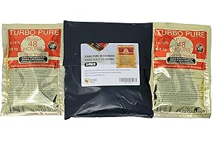 ‎AROMHUSET Prestige 48 h Turbo Pure Alkoholhefe 18%, 2er-Pack | edle Turbohefe | Gärhefe | Weinhefe | Allzweckhefe für Heimbrauerei | Brauereihefe | Herstellung von hochprozentigem Alkohol