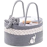 Cradle Star Blöjkorg, bärbar förvaringslösning för blöjor med fack, babyblöja, förvaring, organiserare för skötbord, tillverk