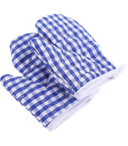 Cabilock 4 Stück Isolationshandschuhe Für Kinder – Für Küche, Backen, Grillen, Aus Baumwolle & Polyester