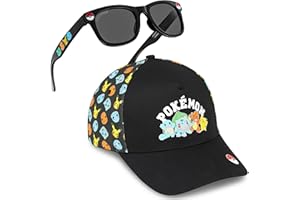 Get Trend Basecap Kinder Jungen Teenager oder Kappe Set mit Sonnenbrille UV Schutz Sonnenhut Kinder Geschenke für Jungs