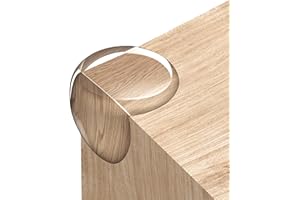 Hynec Technologies Transparent Furniture Corner Cover - Set of 16 - Baby-Proof Corners and Edges with Pre Applied Adhesive - Safety from Sharp Corners around the House - 3x3 cm